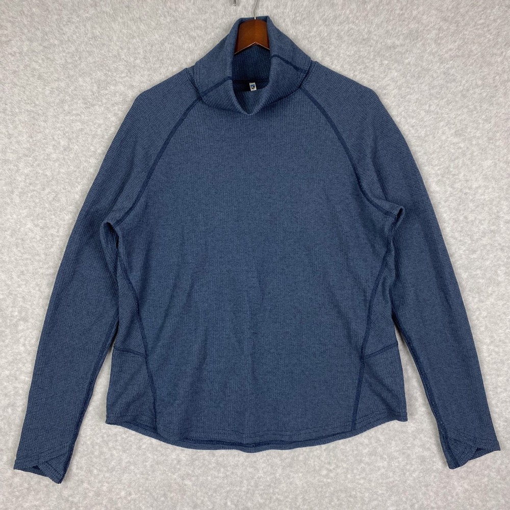 KUHL Sweater Womens XL Blue Petra Turtleneck